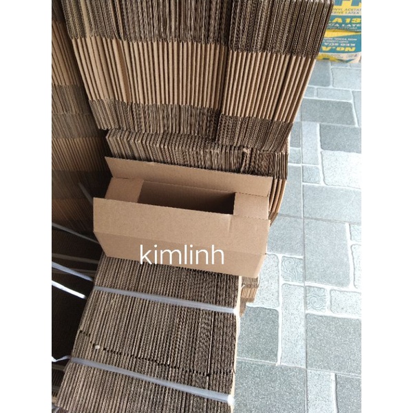 Hộp giấy size 22x7x7 (100 hộp mặt trong và ngoài màu nâu)
