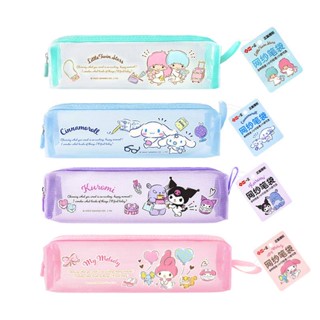 Sanrio Mymelody Kuromi Cinnamoroll Hộp Đựng Bút Bằng Lưới Nylon Trong Suốt Đơn Giản Cho Học Sinh / Văn Phòng