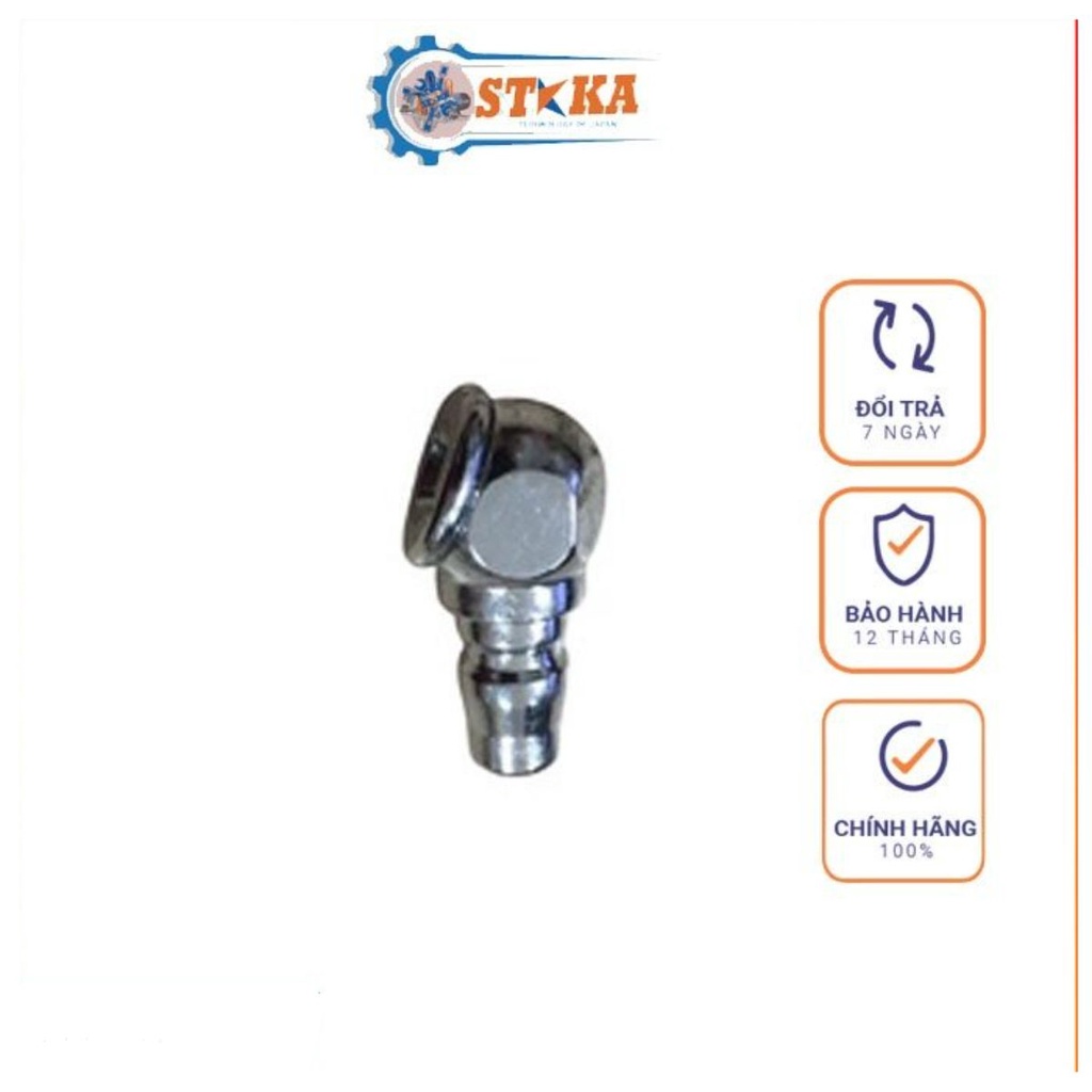 Đầu Bơm Hơi Xe Máy, Xe Đạp 13mm - Đầu Bơm Xe Khí Nén Kết Nối Nhanh Với Dây Hơi, Máy Nén Khí