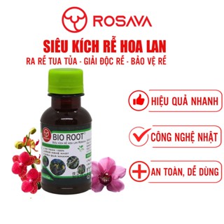 Phân bón lan, thuốc kích rễ Bio Root hữu cơ vi sinh siêu kích rễ cho hoa cây cảnh ROSAVA