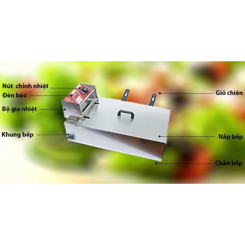 - Bếp Chiên Nhúng 12L -
