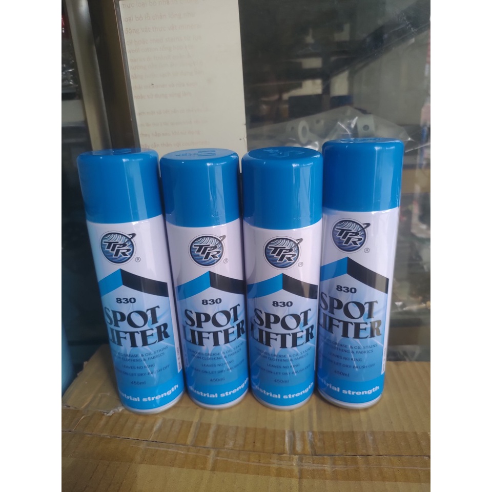 Chai xịt tẩy dầu trên vải 830