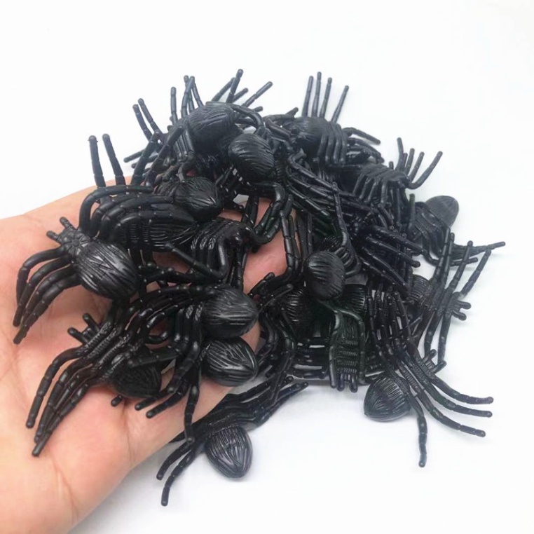 Đồ chơi con nhện giả bằng nhựa dẻo dễ thương cho bé