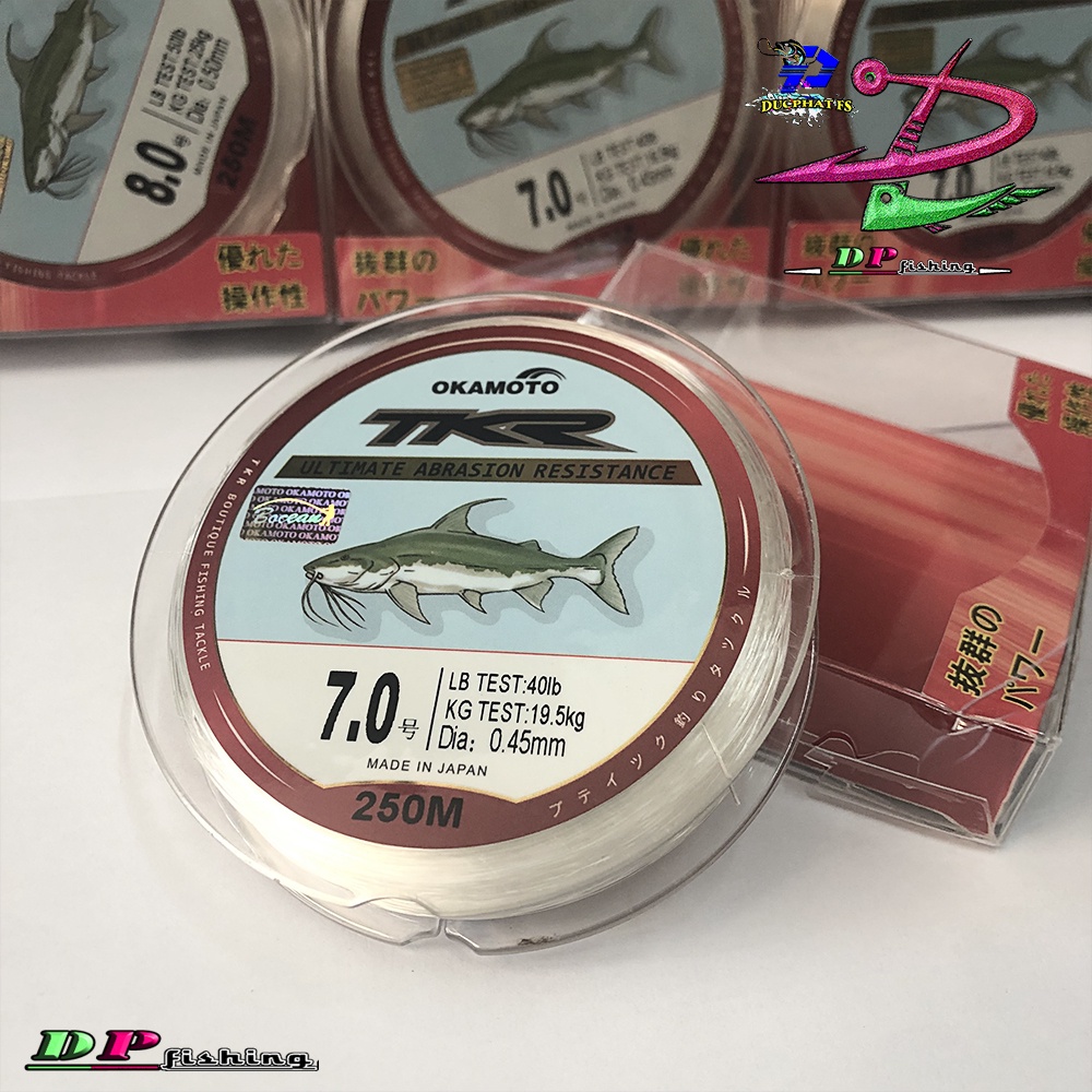 Dây Cước Câu Cá OKAM0TO TKR - 250M -  Made In Japan