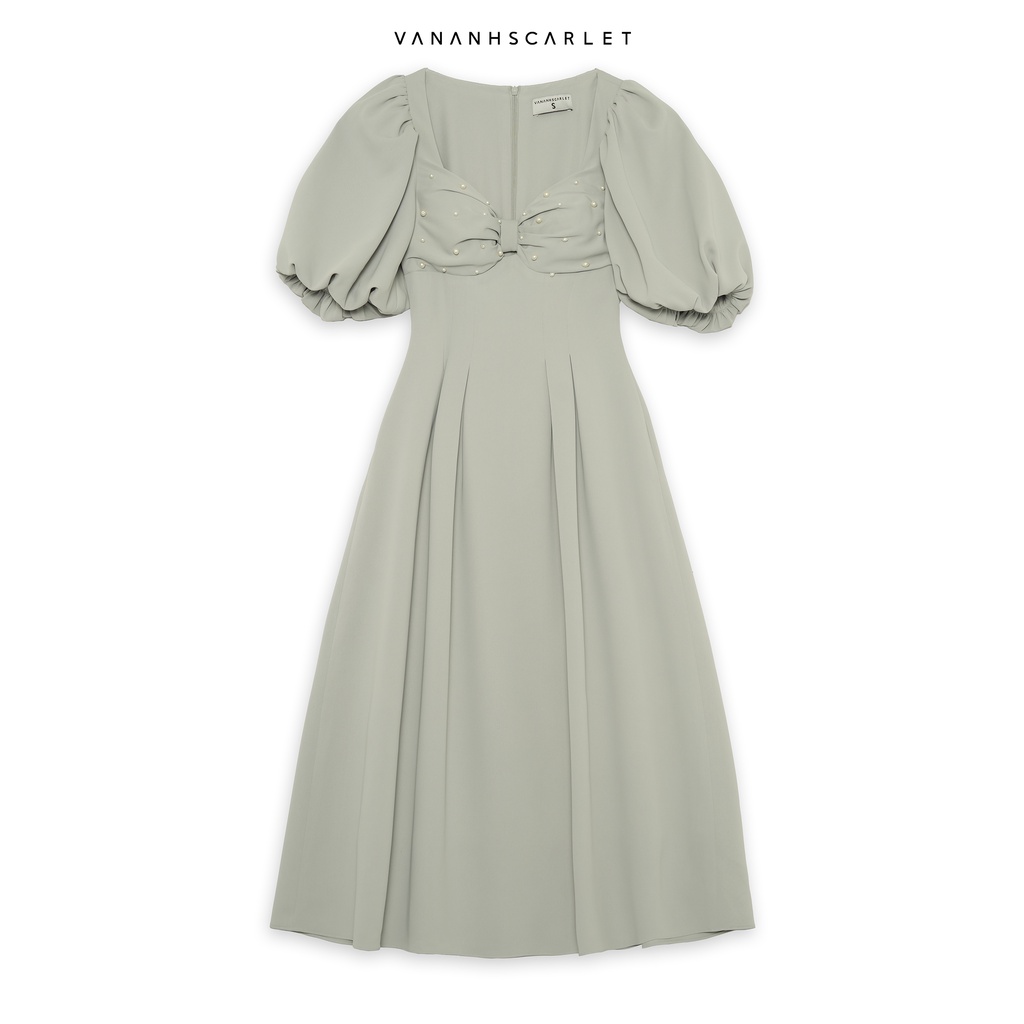 Đầm nữ VANANHSCARLET nơ ngực V081S22