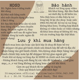 Lens Choco Kính Áp Tròng Nâu Đất ( Tặng Kèm Khay Gương)