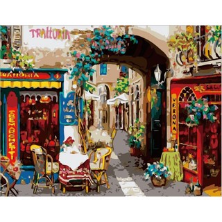Tranh số hóa phong cảnh Moonshop 40x50 cm