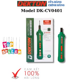Máy bắn vít pin dekton dk cv0401 - máy khoan - máy vặn vít
