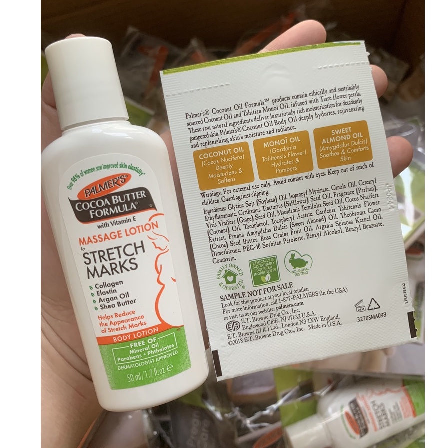 Lotion Rạn Da Cho Mẹ Bầu Palmer's Cocoa Butter Formula Massage Lotion For Stretch Marks