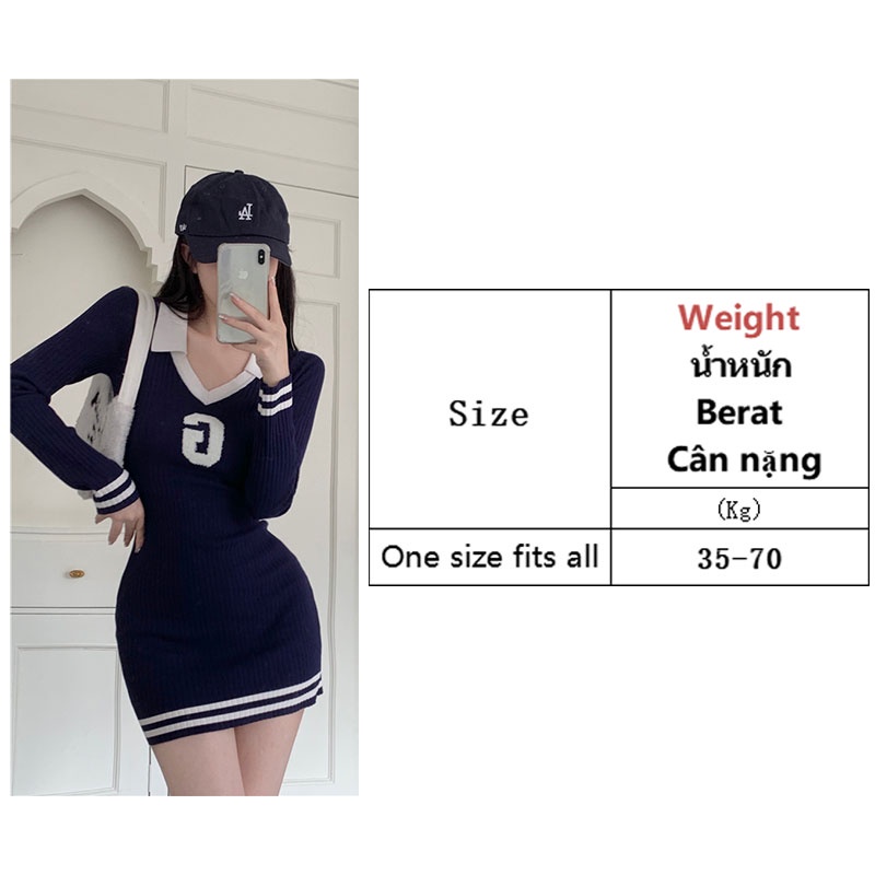 Đầm XINLANYASHE dài tay cổ chữ V thiết kế mỏng xinh xắn thời trang 2023 dành cho nữ