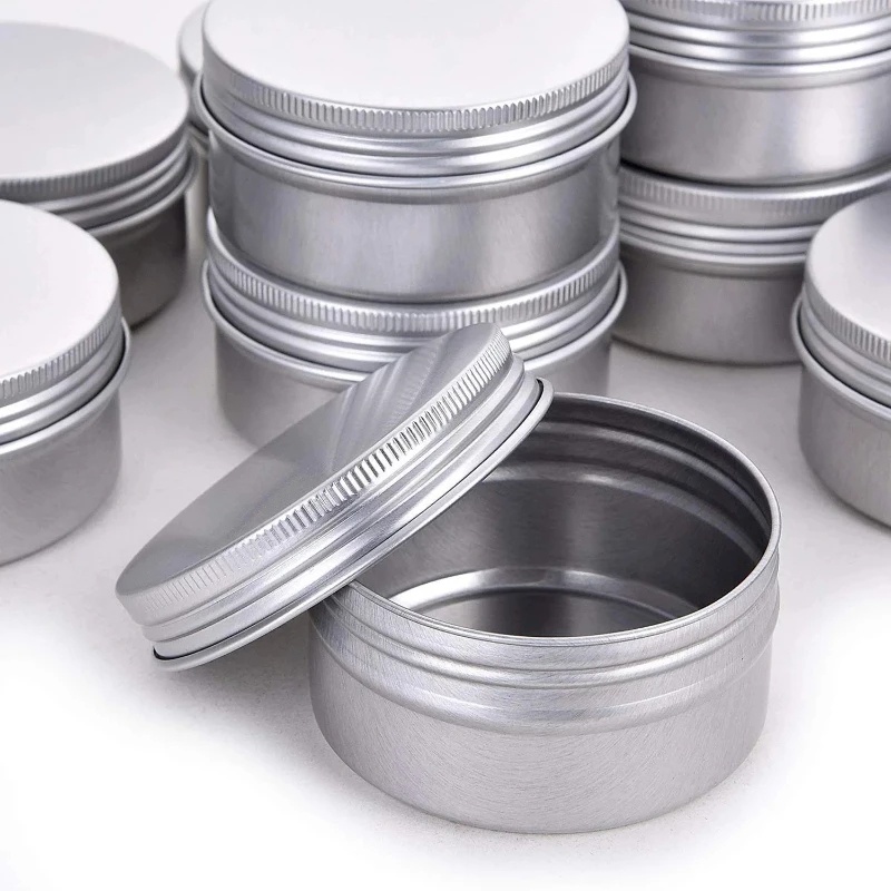 1 Hũ Nhôm Thiếc 15ML Mini Đa Năng Đựng Mẫu Thử / Nến / Hộp Trà / Mỹ Phẩm