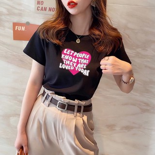 Áo thun nữ form vừa in hình áo thun thái