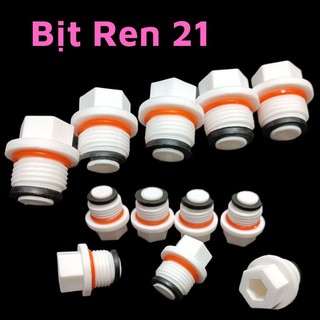 200 cái bịt ống nước phi 21 ,Bịt ren 1/2 đầu bịt nhanh không cần dùng băng tan
