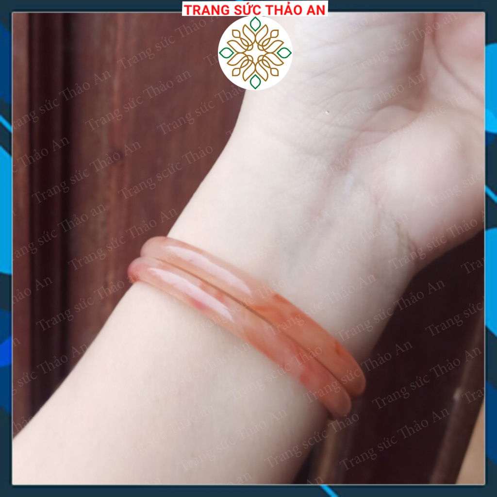Vòng Tay Phong Thuỷ Lên Màu Mã Não Full Size - Tặng Kèm Hộp Đựng