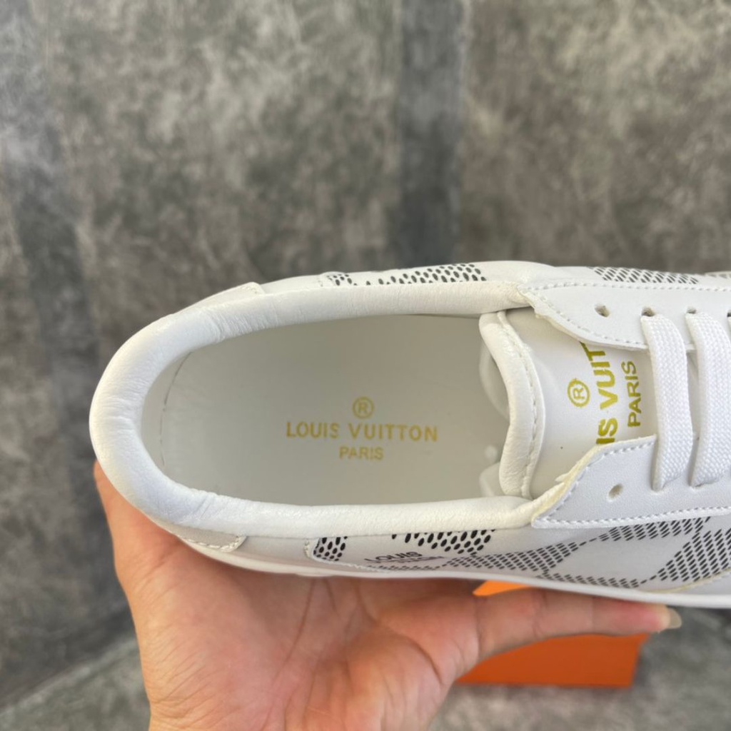 Giày Nam LV Sang Trọng Đẳng Cấp - Đế làm từ cao su đúc đi êm chân - Dễ phối đồ -DL7013