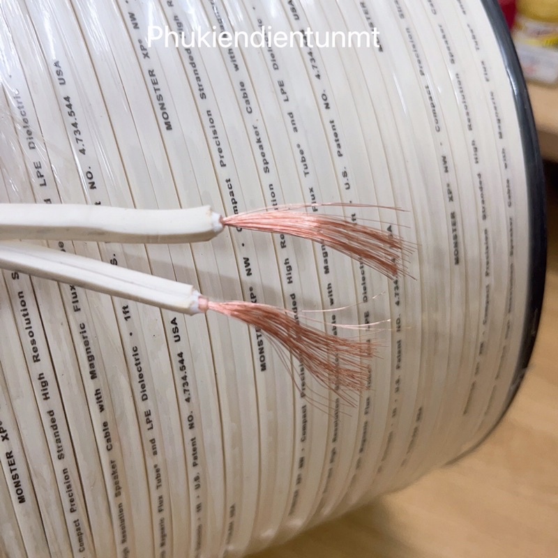 1m Dây loa hai lõi đồng nguyên chất MONSTER