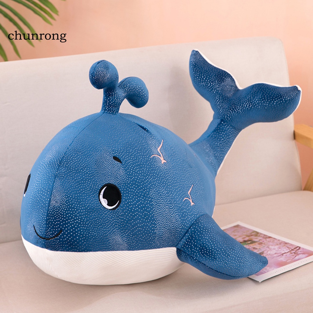 Cr Gối Ôm Hình Cá Voi Nhồi Bông Đáng Yêu 30 / 50cm