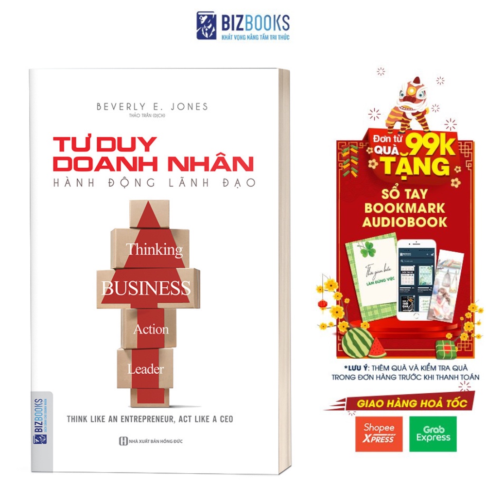 Cuốn BIZBOOKS - Sách Tư Duy Doanh Nhân, Hành Động Lãnh Đạo