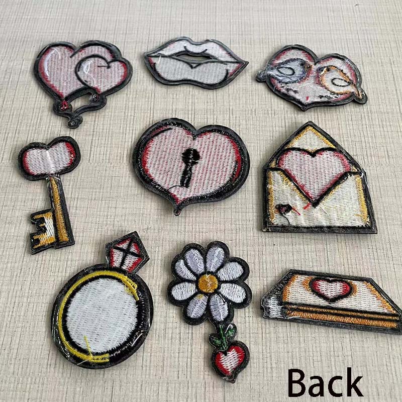 Sticker Ủi Thêu Hình Ngày Valentine 'S Day Dễ Thương