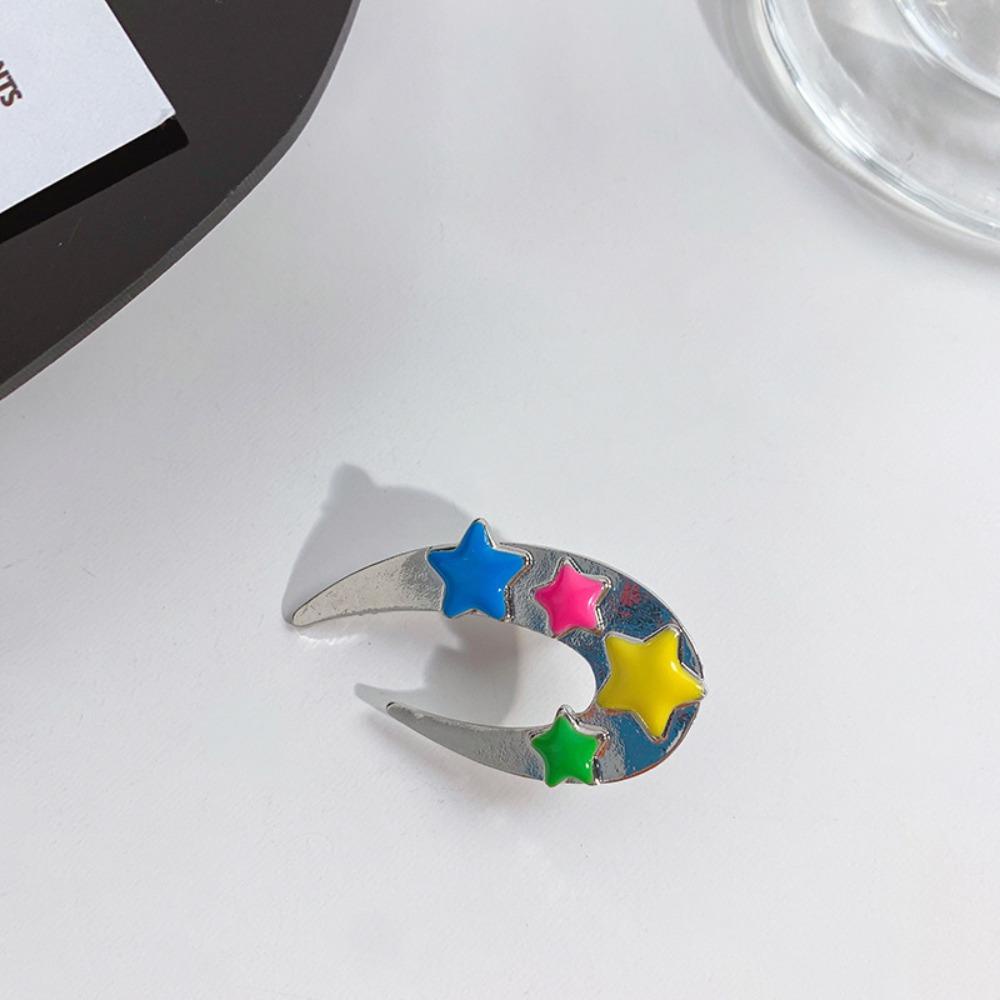 Kẹp Tóc Đuôi Ngựa Phong Cách Punk Cổ Điển Ngọt Ngào Kèm Giá Đỡ