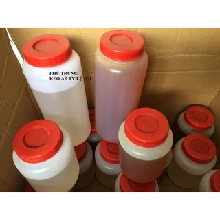 GIÁ KEO AB DÁN GỖ 2 THÀNH PHẦN EPOXY (0.5kg A:0.5kg B)