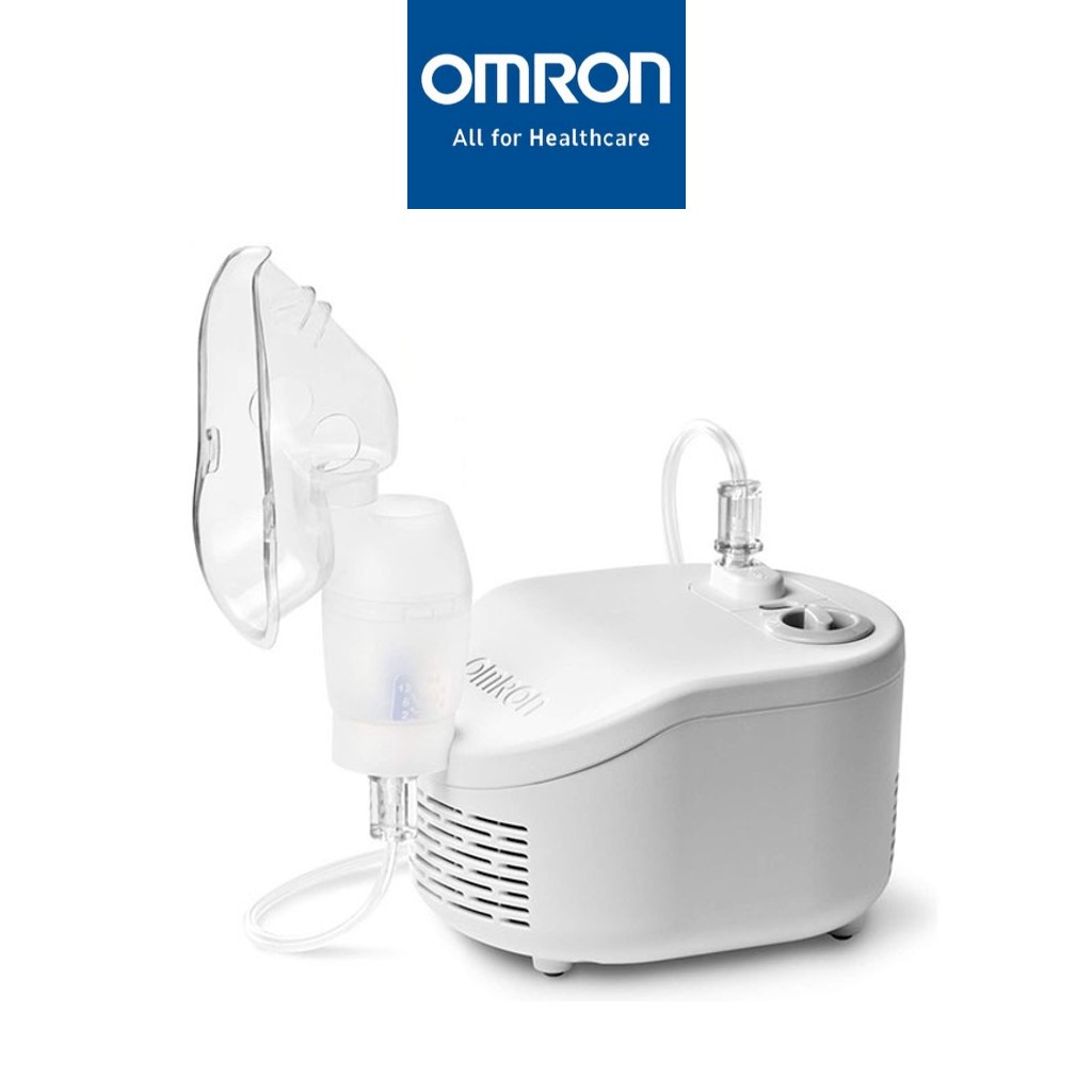 Máy xông khí dung OMRON NE-C101 thế hệ mới thông mũi họng cho người lớn và trẻ em bảo hành 2 năm chính hãng