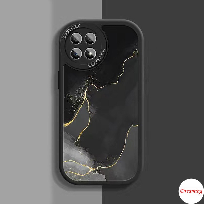 Ốp Lưng Điện Thoại cho Redmi Note 11 11S 10 10S 9S 9 8 7 10C 10A 9C 9A 9T X3 NFC GT M3 Pro 5G 4G Oval Big Eye Soft Phone Case Motif Grey Blue Sky