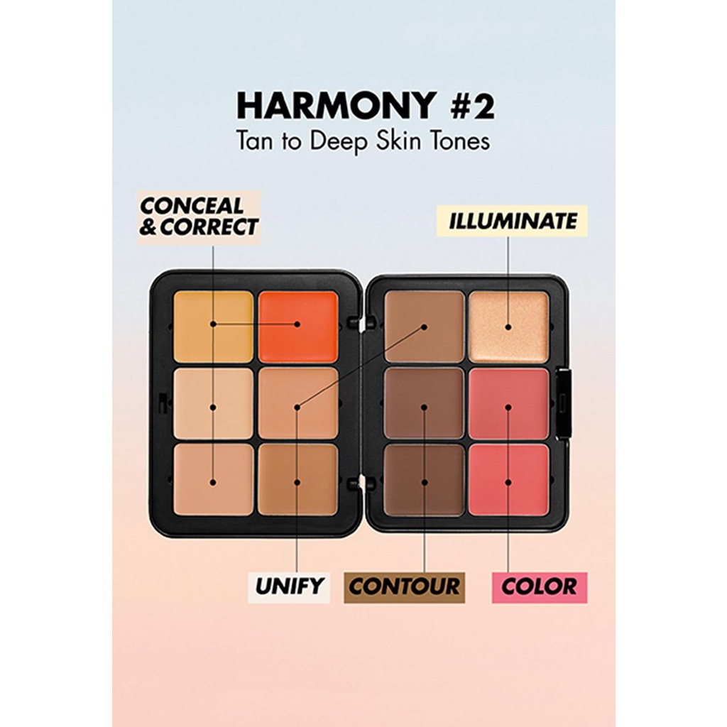 Bảng má hồng kem, tạo khối, bắt sáng 3 trong 1 Make Up For Ever HD Skin Palette