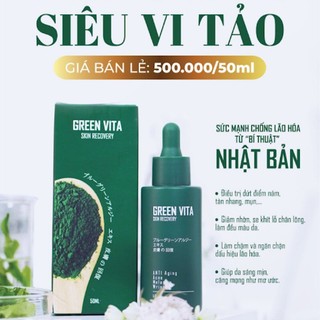 Serum siêu vi tảo green vita kis22 chính hãng