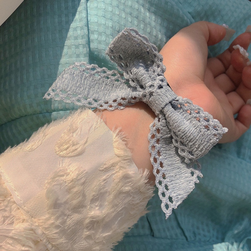 Bộ 2 Kẹp Tóc Nơ Màu Sắc Thời Trang Mùa Xuân Cho Nữ