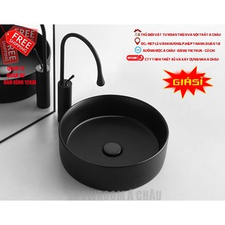 Chậu lavabo nano đen,trong nhà vệ sinh thiết bị nhà tắm chậu sứ cao cấp