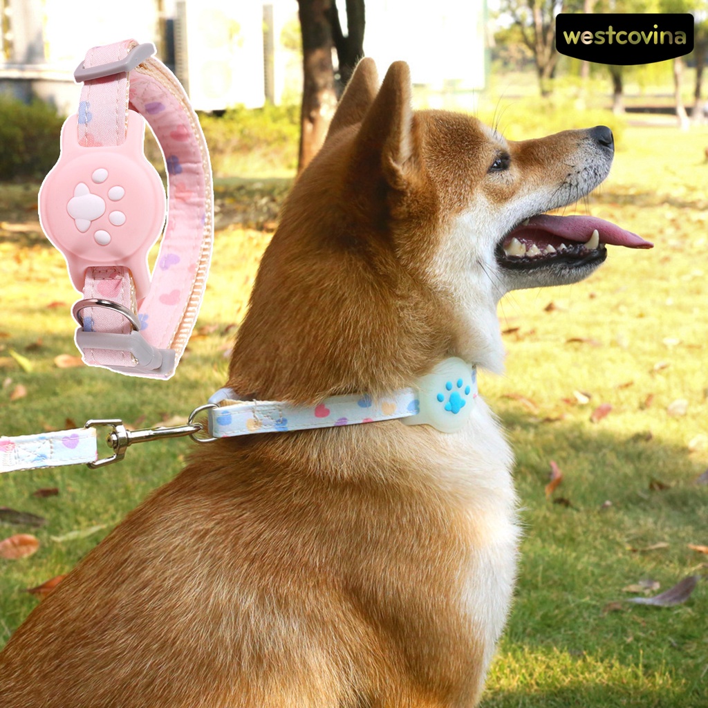 [COD]♘1 Bộ Vòng Đeo Cổ Chống Thất Lạc Bằng Silicon Có Thể Điều Chỉnh Cho Thú Cưng