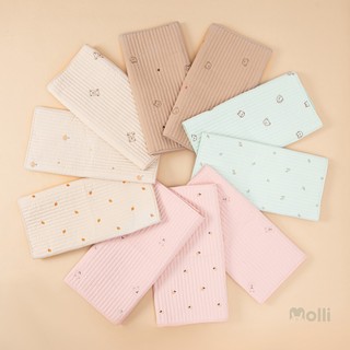 Đệm Topper Molli chống thấm chần bông, tấm lót chống thấm bảo vệ đệm cho bé KT 60*120CM