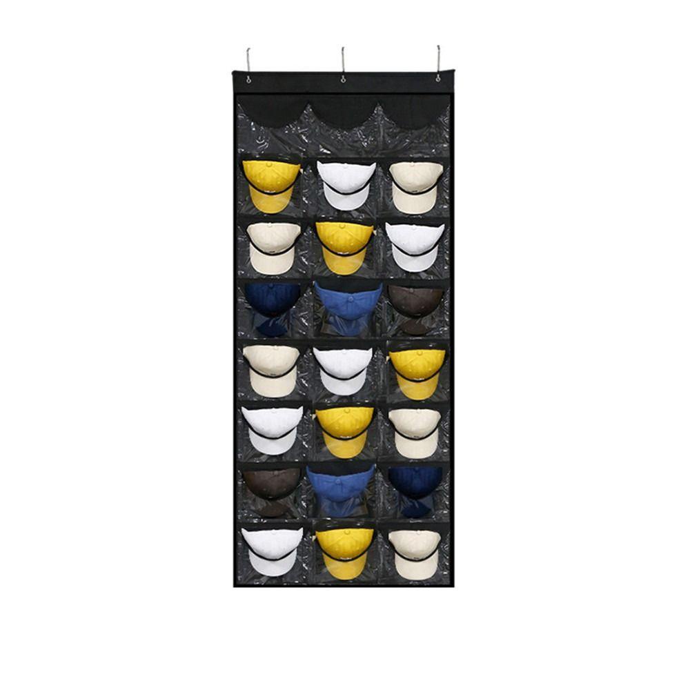 Giá Đỡ Mũ Lưỡi Trai Bằng Vải Không Dệt 24 Ngăn Tiện Dụng