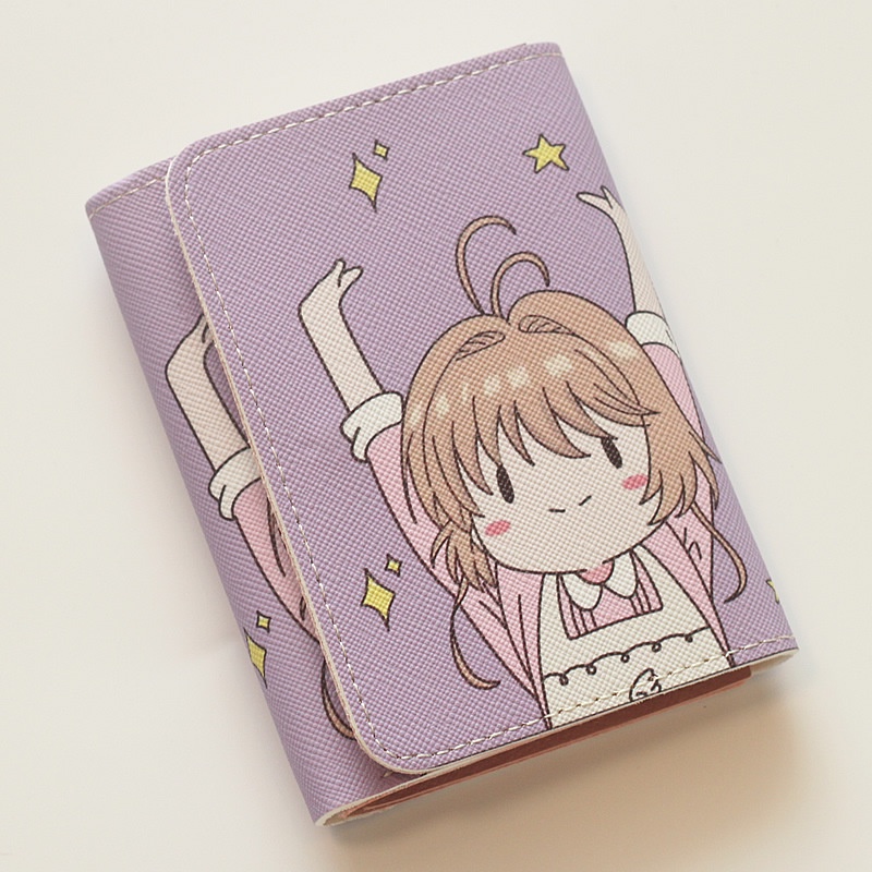 Ví Đựng Thẻ Đa Năng Họa Tiết Hoạt Hình Winnie the Pooh / Cậu Bé Bút Chì Shin-chan