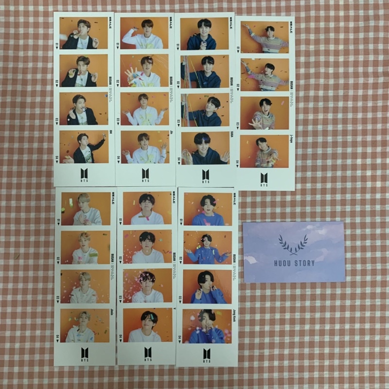 Ảnh tách lẻ set mini photocard YET TO COME Busan BTS Chính hãng