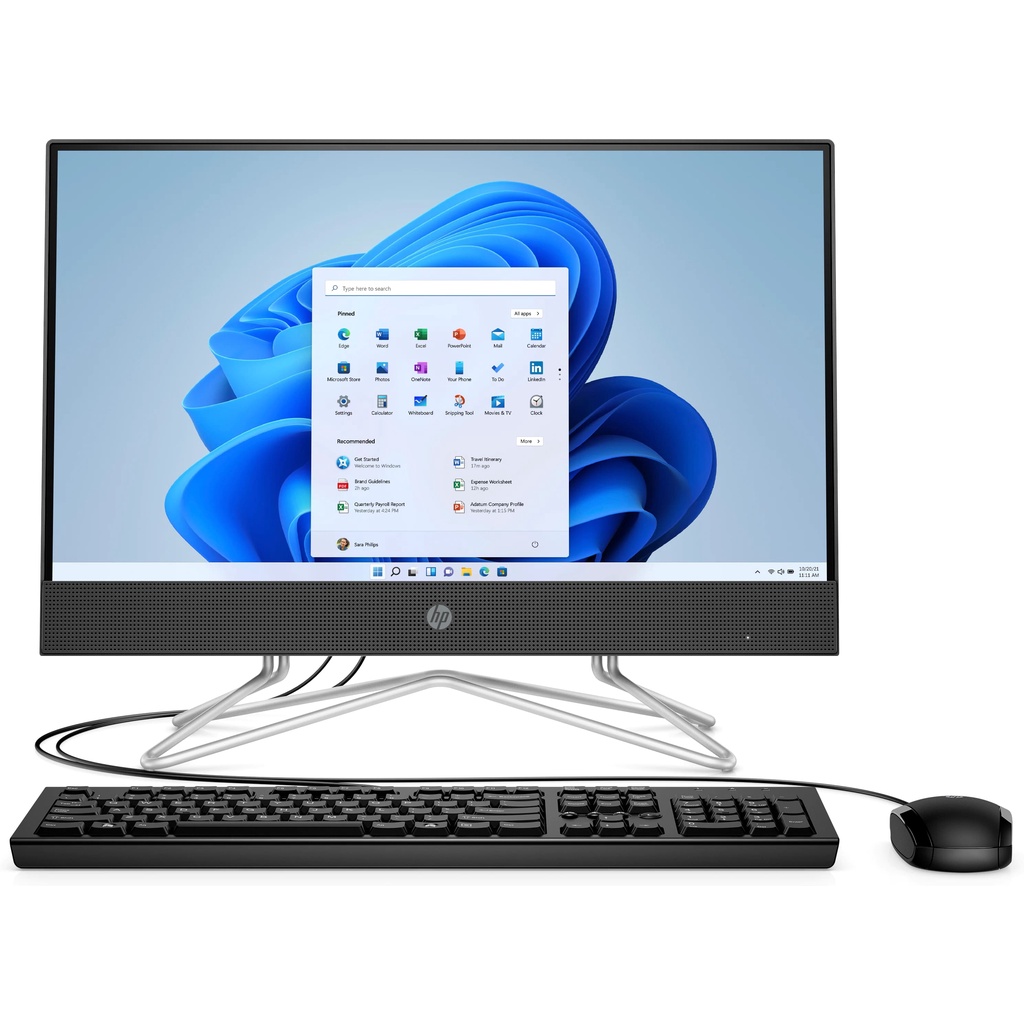 PC HP 200 Pro G4 AIO i5-10210U/ 8GB RAM/ 256GB SSD/ 21.5" FHD/ UHD Graphics 620/ Win11 Home 64 - 633S9PA