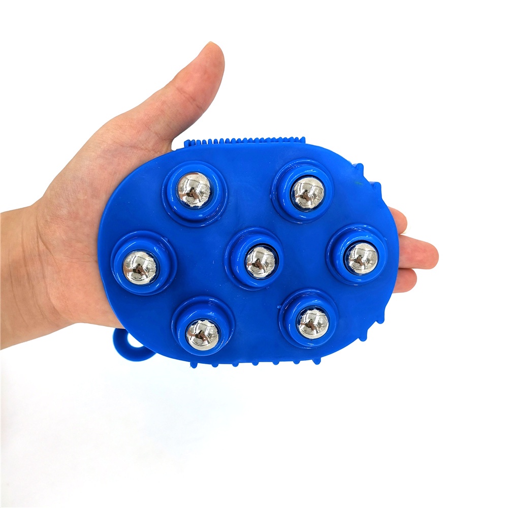 Dụng Cụ Mát Xa Cơ Thể Bằng Thép Không Gỉ Xoay 360 Độ Giúp Giảm Cân Tiện Dụng