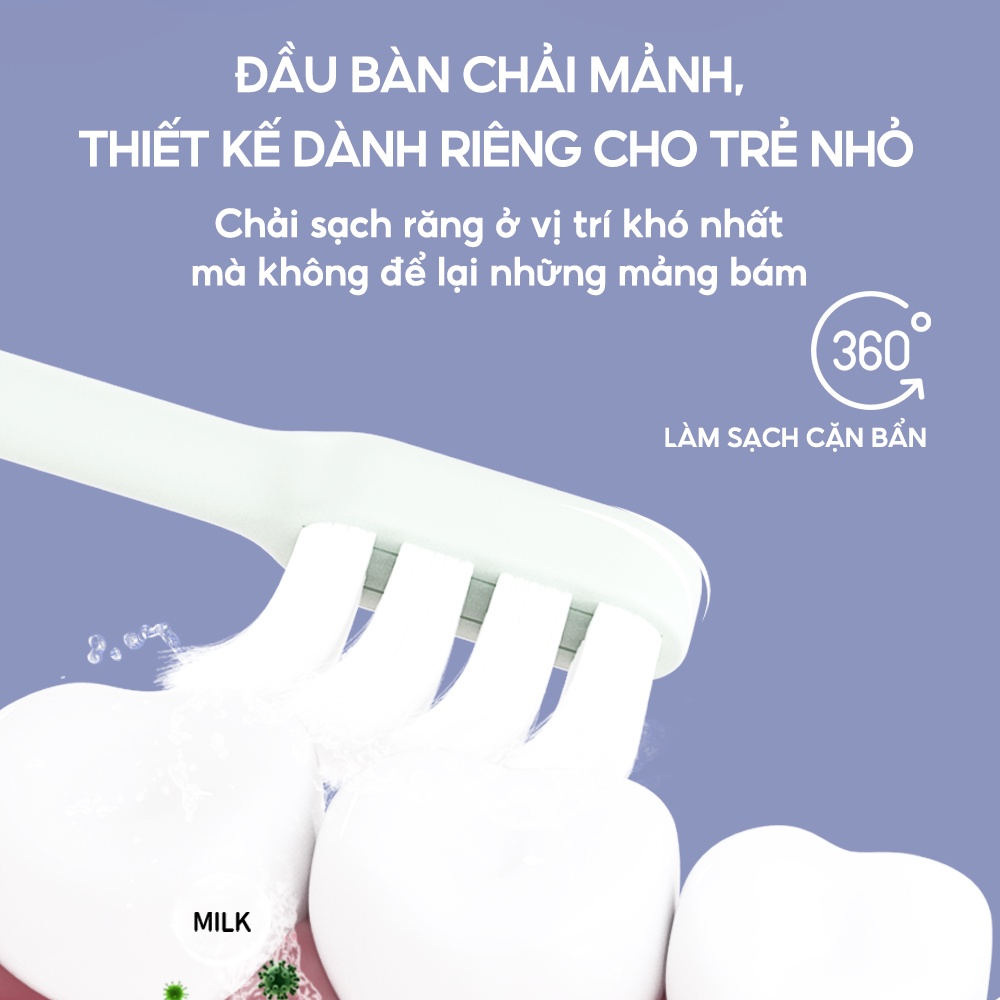 Bàn chải đánh răng hình vuốt mèo ngộ nghĩnh Alilo T2 Kids Soft Toothbrush (Gói 2 chiếc) lông mềm siêu mịn