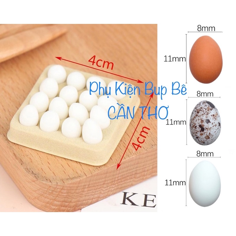 Trứng mini cho nhà bup bê