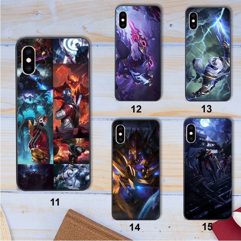 Ốp Iphone X / XS Max / XR in hình tướng zed liên minh huyền thoại