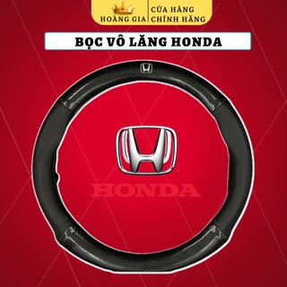 Bọc vô lăng Honda City, Civic, CRV, HRV, Brio, Accord, Jazz, Trùm vô lăng cacbon bảo vệ vô lăng