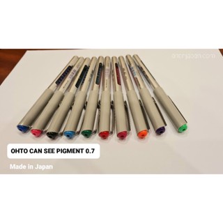 Bút bi gel Ohto Can see CFR kháng nước nét 0.5/0.7/1.0