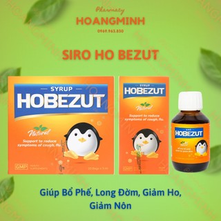 Siro ho bezut giúp bổ phế, long đờm, giảm ho, giảm nôn trớ khi ho ở trẻ em