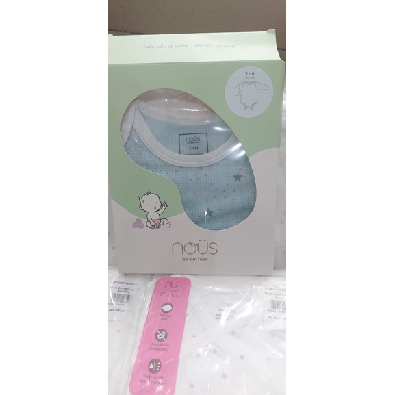 Body Chip Dài Tay Thu Đông Bé Trai, Bé Gái, Body Chip NOUS PREMIUM Cao Cấp 3M-12M