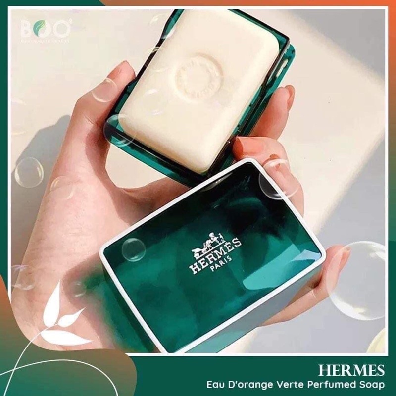 Bánh Xà Bông HERMES 50g hương nước hoa chuẩn khách sạn 5 sao