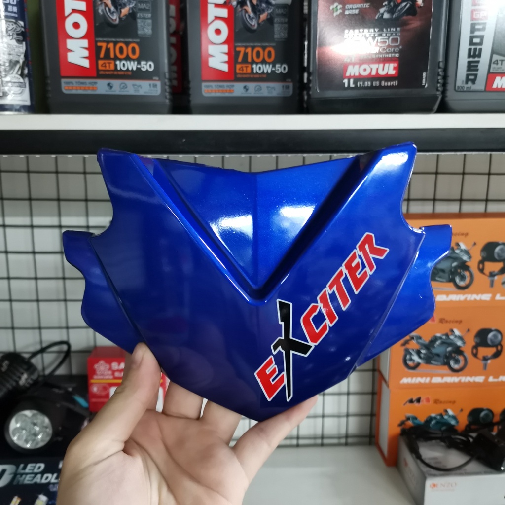 Ốp đầu xe Exciter 150, mão đầu xe, mão chắn gió Ex 150 nhựa ABS cao cấp