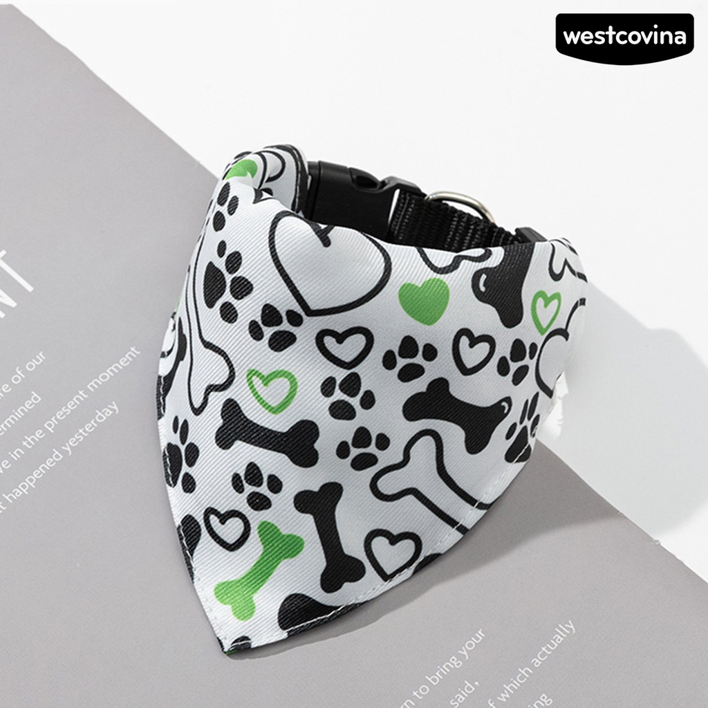 [COD]♘Vòng Nhẫn Tam Giác Bằng Kim Loại Mềm Tháo Nhanh In Họa Tiết Trái Cây Cho Thú Cưng