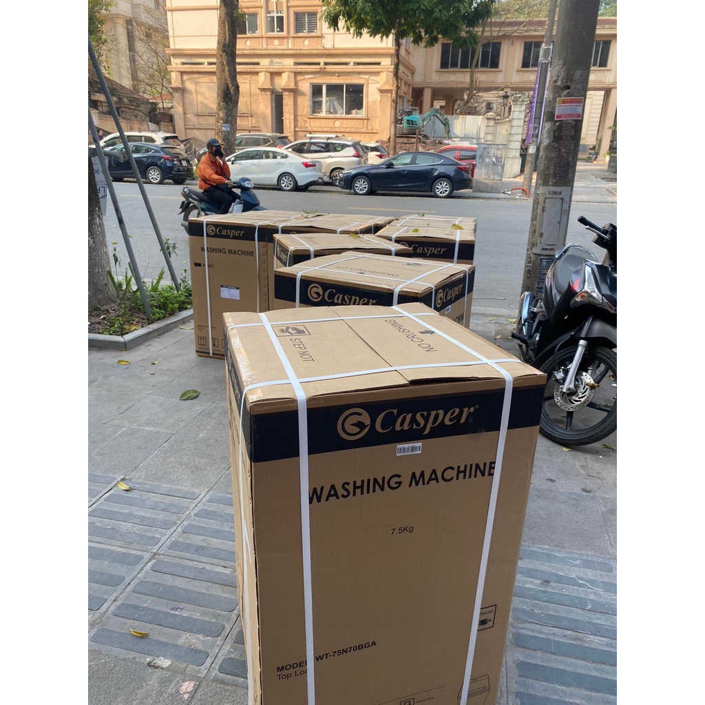 Máy giặt Casper 9.5 kg WT-95N68BGA - Hàng chính hãng