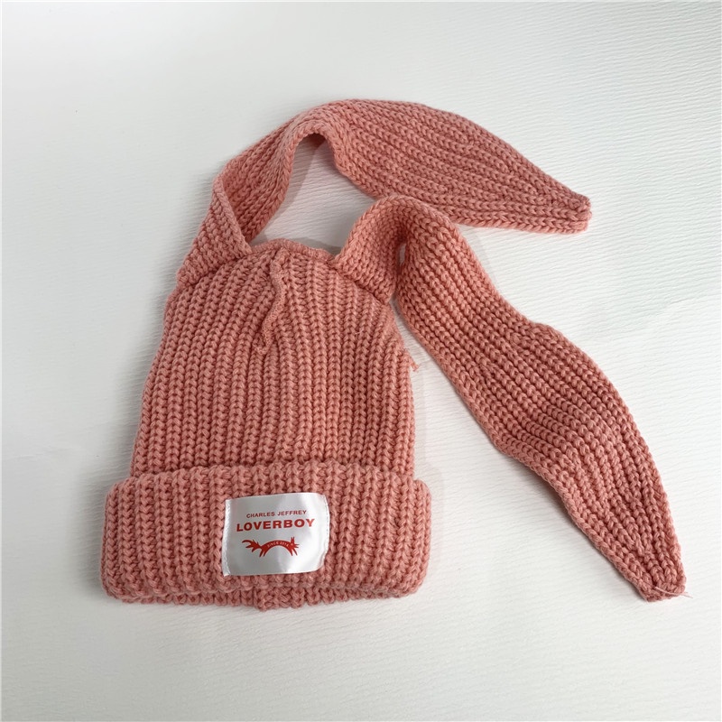 Mũ Len Dệt Kim Tai Thỏ Dài Phong Cách Kpop Stray Kids Kim Seung-min Thích Hợp Làm Quà Tặng